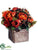 Peony, Rose, Dahlia, Rose Hip - Flame Coral - Pack of 1