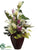 Tropical Flower Arrangement - Cream Fuchsia - Pack of 1