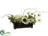 Silk Plants Direct Sunflower, Rudbeckia, Hydrangea - Cream Green - Pack of 4