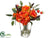 Rose, Hydrangea, Rose Hip - Flame Two Tone - Pack of 1
