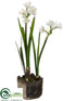 Silk Plants Direct Paperwhite Narcissus - White - Pack of 6