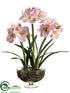 Silk Plants Direct Amaryllis - Pink - Pack of 1