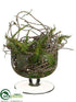 Silk Plants Direct Fern, Twig Vine - Green - Pack of 4