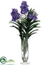Silk Plants Direct Vanda Orchid Plant - Purple Lavender - Pack of 1
