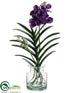 Silk Plants Direct Vanda Orchid Plant - Violet - Pack of 1