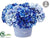 Silk Plants Direct Hydrangea - Blue Two Tone - Pack of 2