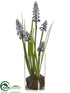 Silk Plants Direct Grape Hyacinth - Blue - Pack of 12