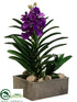 Silk Plants Direct Vanda Orchid Plant - Violet - Pack of 1