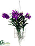 Silk Plants Direct Vanda Orchid Hanging Plant - Violet - Pack of 1