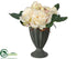 Silk Plants Direct Rose - Cream - Pack of 6
