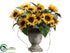 Silk Plants Direct Sunflower - Yellow - Pack of 1