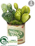 Silk Plants Direct Cactus - Green - Pack of 6