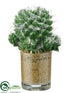 Silk Plants Direct Hedgehog Cactus - Green - Pack of 12