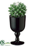 Silk Plants Direct Hedgehog Cactus - Green - Pack of 4