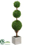 Silk Plants Direct Baby's Tear Triple Ball Topiary - Green - Pack of 2