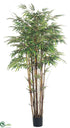 Silk Plants Direct Bamboo Tree - Green Two Tone - Pack of 2