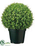 Silk Plants Direct Baby's Tear Ball Topiary - Green Two Tone - Pack of 1