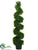 Italian Bay Leaf Spiral Topiary - Green - Pack of 2