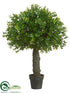 Silk Plants Direct Boxwood Ball Topiary - Green - Pack of 4