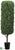 Rectangular Boxwood Topiary - Green - Pack of 1