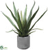Silk Plants Direct Agave - Green - Pack of 4