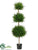 Cypress Triple Ball Topiary - Green - Pack of 2