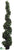Citrus Leaf Spiral Topiary - Green Two Tone - Pack of 2