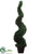 Cedar Topiary Spiral - Green - Pack of 2