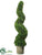 Spiral Cedar Topiary - Green - Pack of 1
