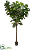 Silk Plants Direct EVA Giant Fiddle Leaf Tree - Green - Pack of 1