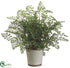 Silk Plants Direct Maidenhair Fern - Green Two Tone - Pack of 8