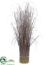 Silk Plants Direct Grass Bundle - Mauve Gray - Pack of 1