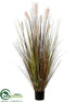 Silk Plants Direct Pampas Grass - Green Rust - Pack of 4