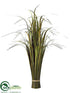 Silk Plants Direct Grass Bundle - Olive Green Brown - Pack of 6
