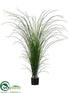 Silk Plants Direct Grass Bush - Green Two Tone - Pack of 2