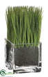 Silk Plants Direct Lemon Grass - Green - Pack of 6