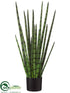 Silk Plants Direct Snake Grass Plant - Green - Pack of 1