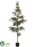 Silk Plants Direct Juniper Tree - Green - Pack of 2