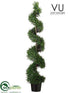 Outdoor Rosemary Spiral Topiary - Green - Pack of 1
