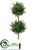 Locust Double Ball Topiary - Green - Pack of 2