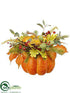 Silk Plants Direct Berry, Fern, Pine Arrangement - Fall - Pack of 6