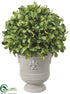 Silk Plants Direct Boxwood Ball - Green - Pack of 2