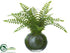 Silk Plants Direct Boston Fern - Green - Pack of 4