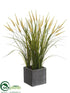 Silk Plants Direct Grass Arrangement - Green - Pack of 6