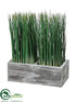 Silk Plants Direct Grass - Green - Pack of 6