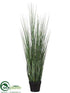 Silk Plants Direct Grass - Green Gray - Pack of 4