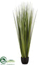 Silk Plants Direct Reed Grass - Green Dark - Pack of 1