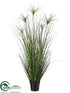 Silk Plants Direct Cypress Grass Bush - Green - Pack of 2