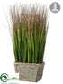 Silk Plants Direct Grass - Green - Pack of 1