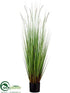 Silk Plants Direct Dog Tail Grass - Green Brown - Pack of 4